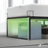 VOUNOT® Bettgestell 90x190 cm Metallbett mit Lattenrost und Produktbild-Vorschau 4