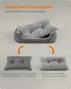 FEANDREA Hundebett, Hundekorb mit Wendekissen, 85 x 65 x 21 Produktbild-Vorschau 5