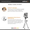 Walimex WT-070 Mini Stativ 26 cm 360° Kugelkopf, Aluminium Produktbild-Vorschau 6