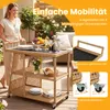 Carrello da servizio COSTWAY, carrello da cucina in Anteprima dell’immagine prodotto 8