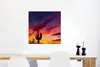 MuchoWow® Poster Kaktus - Himmel - Sonnenuntergang - Lila - Produktbild-Vorschau 5