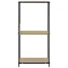 Libreria piccola color rovere nero 33,5x39,6x79,7cm Anteprima dell’immagine prodotto 4