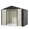 GIHAUVIA Abri de jardin métallique 180 × 229 × 191 cm Voir les images du produit 13