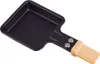 Padelle per raclette Syntrox quadrate con manico in bambù 8 Anteprima dell’immagine prodotto 4