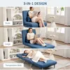 HOMCOM Schlafsessel 3-in-1 klappbar Schlafsofa mit Produktbild-Vorschau 4