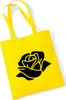 Huuraa Jutebeutel Rose Blüte 10 Liter Yellow Baumwolle Produktbild-Vorschau 1