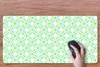 MuchoWow® Schreibtischunterlage Grün - Sterne - Kreis 80x40 Produktbild-Vorschau 3