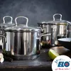 ELO Jaspis Topfset aus Edelstahl 18/8, 9-teilig  Perfekt Produktbild-Vorschau 18