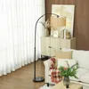 HOMCOM Stehlampe Wohnzimmer Stehleuchte mit Lampenschirm Produktbild-Vorschau 7