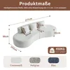 Bouclé Ecksofa, 3-Sitzer, geschwungene Form, Produktbild-Vorschau 13