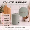 KOOK TIME Porta patate, cipolle e aglio, set da 3, rotondi, Anteprima dell’immagine prodotto 7