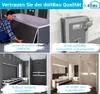 Collage of images showing construction and bathroom applications of building boards. Produktbild-Vorschau