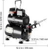 Kit aérographe SucceBuy 1/6 PS avec compresseur d'air et Voir les images du produit 8