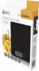 The image shows the packaging for a black digital kitchen scale. The packaging features an image of the scale itself, as well as graphics of vegetables and text indicating the product name and brand. The scale has a black glass surface and a digital displa Produktbild-Vorschau