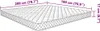 vidaXL Memory-Matratze Kaltschaummatratze 200 x 180 x 17 cm Produktbild-Vorschau 7