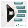 VOUNOT® 2x3m Abdeckplane 240 g/m² Wasserdicht lkw Plane mit Produktbild-Vorschau 2