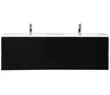 Meuble de salle de bain Angela 160 cm lavabo noir mat – Voir les images du produit 5