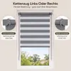 Roleta podwójna 40x130cm ciemnoszara Roleta Duo clampfix Podgląd zdjęcia produktu 4
