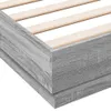 The Living Store Bettgestell Grau Sonoma 150x200 cm Produktbild-Vorschau 7