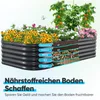 Quictent Hochbeet Metall 240x120x45cm, Wetterfestes Produktbild-Vorschau 6