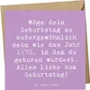 Mr. & Mrs. Panda Grußkarte Spruch 1970 Geburtstag - Produktbild-Vorschau 1
