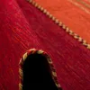 Natur Teppich Kelim Navarro Rot Orange, Größe:70x140 cm Produktbild-Vorschau 5