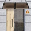 COSTWAY daszek do drzwi wejściowych 122x99 cm, daszek z Podgląd zdjęcia produktu 4