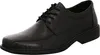 A single black leather men's shoe is shown from a side angle against a white background. Náhľad obrázku produktu