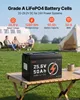 VEVOR LiFePO4 batéria, 24 V, 50 Ah, 50 A, lítiová batéria s Náhľad obrázku produktu 2