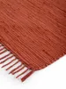 Flickenteppich Kelim Chindi Uni Orange 90x160 cm, Produktbild-Vorschau 7