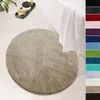 Badematte Sky Soft Sand Beige 95 cm Durchmesser Produktbild-Vorschau 1