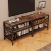 TV stolek vintage do obývacího pokoje, rustikální hnědá, Náhled obrázku produktu 8