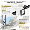 Verstellbare Balkonkraftwerk Halterung für Geländer, Produktbild-Vorschau 4