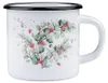 Emaille Becher Trinkbecher 1L Emaillebecher Tasse Camping Produktbild-Vorschau 1