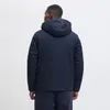 A man wearing a navy winter jacket. Produktbild-Vorschau