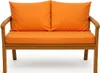 Gartenkissen Set orange – 110x50 + 2x50x56 cm – Für Produktbild-Vorschau 1