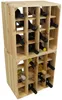 Weinregal aus unbehandeltem Naturholz für 16 Weinflaschen, Produktbild-Vorschau 8