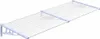 vidaXL Strieška na dvere sivá a transparentná 239x90 cm Náhľad obrázku produktu 1