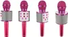 WSTER WS-858 Karaoke bluetooth mikrofon tmavě růžový Náhled obrázku produktu 3