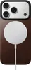 A close-up shot of the back of an iPhone case with a MagSafe charger attached. Produktbild-Vorschau