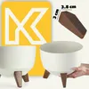 KADAX květináč 24 cm obal + zásuvné nohy stojan na květiny Náhled obrázku produktu 9