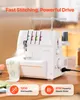 VEVOR Overlock-Nähmaschine, 1250 Stiche pro Minute, Produktbild-Vorschau 6