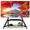 Soporte de TV WISFOR, altura ajustable, con ruedas, base Vista previa de la imagen del producto 1