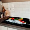 KitchenYeah© Herdabdeckplatte Paprika - Schwarz - Gemüse - Produktbild-Vorschau 5