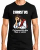 Tričko s nápisom "Christus Mal Hin Maul Halten Jesus Náhľad obrázku produktu 1