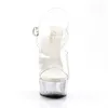 DELIGHT-608 Damen Sandale von Pleaser, Transparent  , EU Produktbild-Vorschau 2