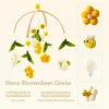 Mobile Baby Holz + Wollknäuel, Frische Blumen und Bienen, Produktbild-Vorschau 6