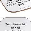 Mr. & Mrs. Panda Untersetzer Glas Spruch Ergotherapeut Held Produktbild-Vorschau 5