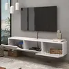 Brandloop Taş TV-Lowboard hängend 160 cm, 3 Klappen, Weiß Produktbild-Vorschau 3