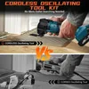 Akku Multitool, Oszillierendes Multitool Kompatibel mit Produktbild-Vorschau 6